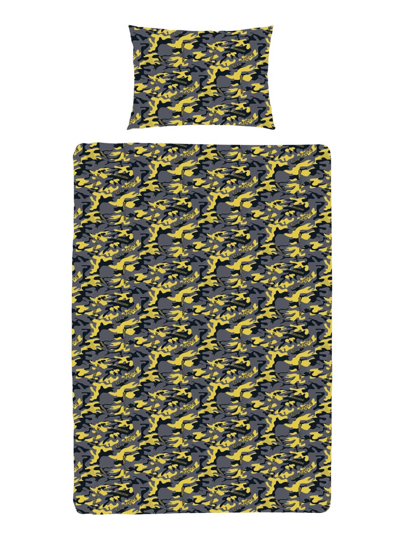 Parure de Lit Enfant Fortnite, Microfibre Oeko-Tex, Imprimée Réversible, Lit 1 place, BANANE Blanc - Kiabi