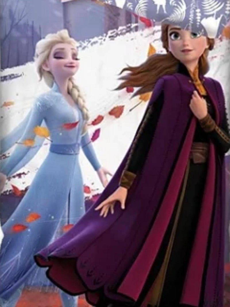 Parure de Lit Enfant Frozen Sisters Violet - Kiabi