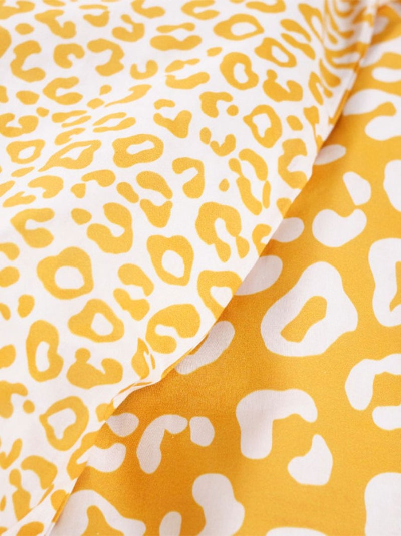 Parure de lit enfant funny tigre Jaune - Kiabi