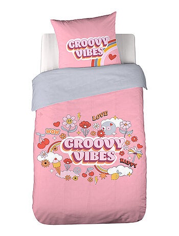 Parure de lit enfant GROOVY VIBES en microfibre