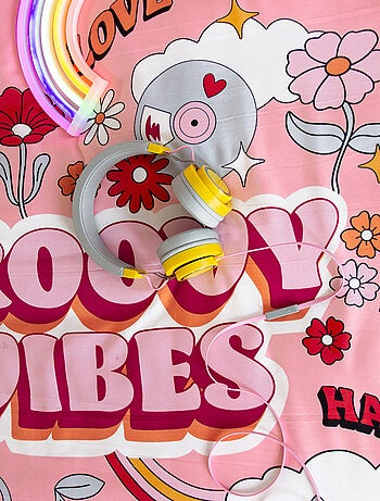 Parure de lit enfant GROOVY VIBES en microfibre