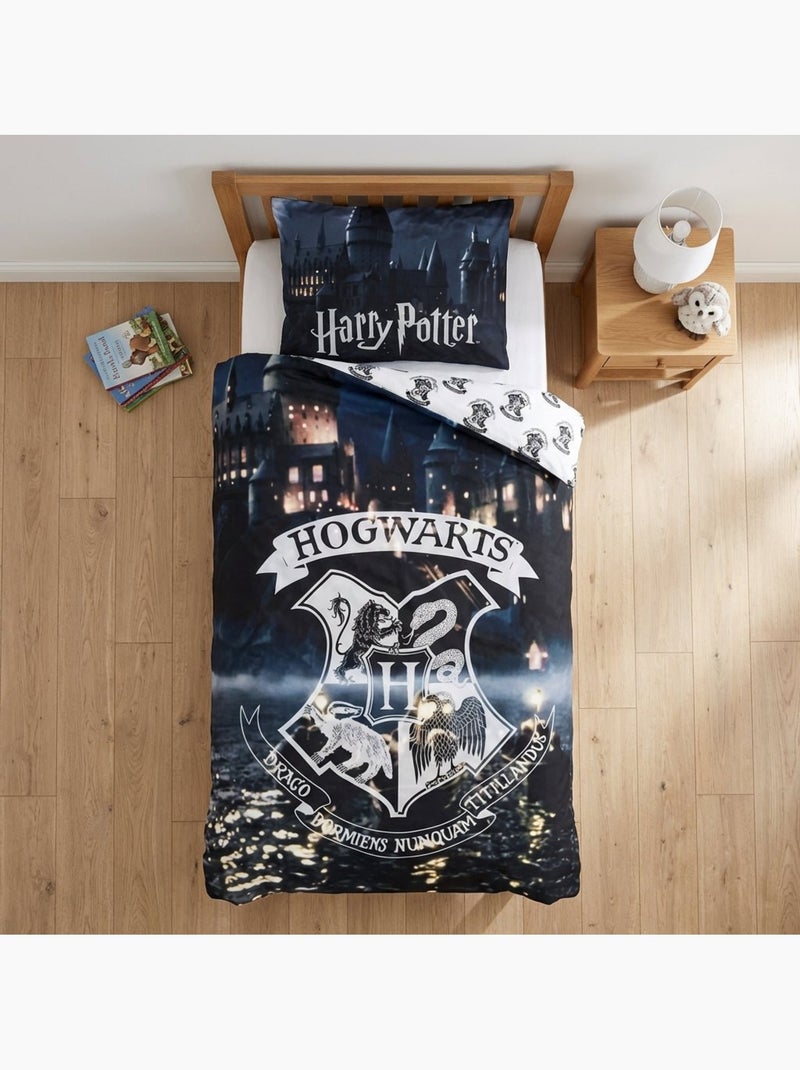 Parure de lit enfant Harry Potter réversible – 100% coton Bleu - Kiabi