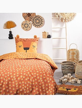 Parure de lit enfant imprimé animalier FUNNY AXEL
