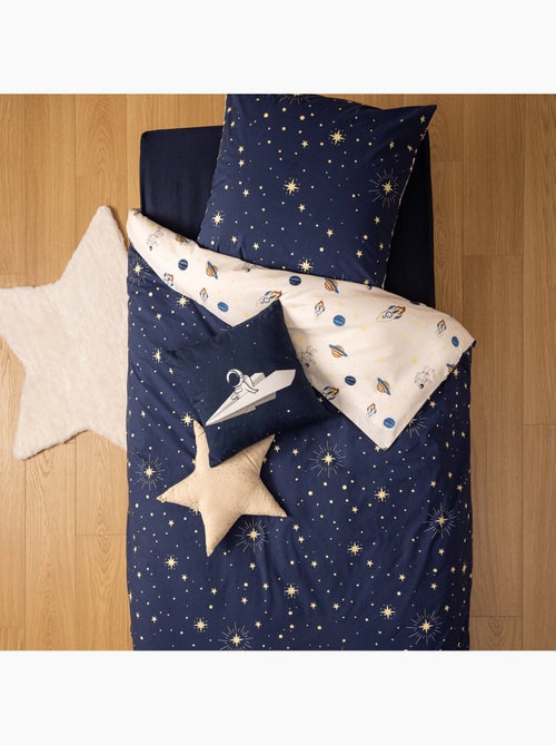 Parure de lit enfant imprimé réversible ESPACE - Kiabi