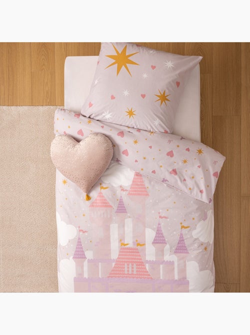 Parure de lit enfant imprimée CHATEAU - Kiabi