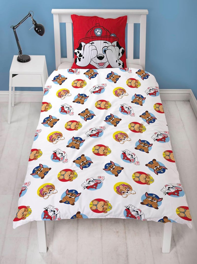 Parure de Lit Enfant Imprimée Réversible Pat Patrouille, CHASE Bleu - Kiabi