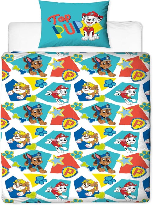 Parure de Lit Enfant Imprimée Réversible, Pat Patrouille Pup - Kiabi