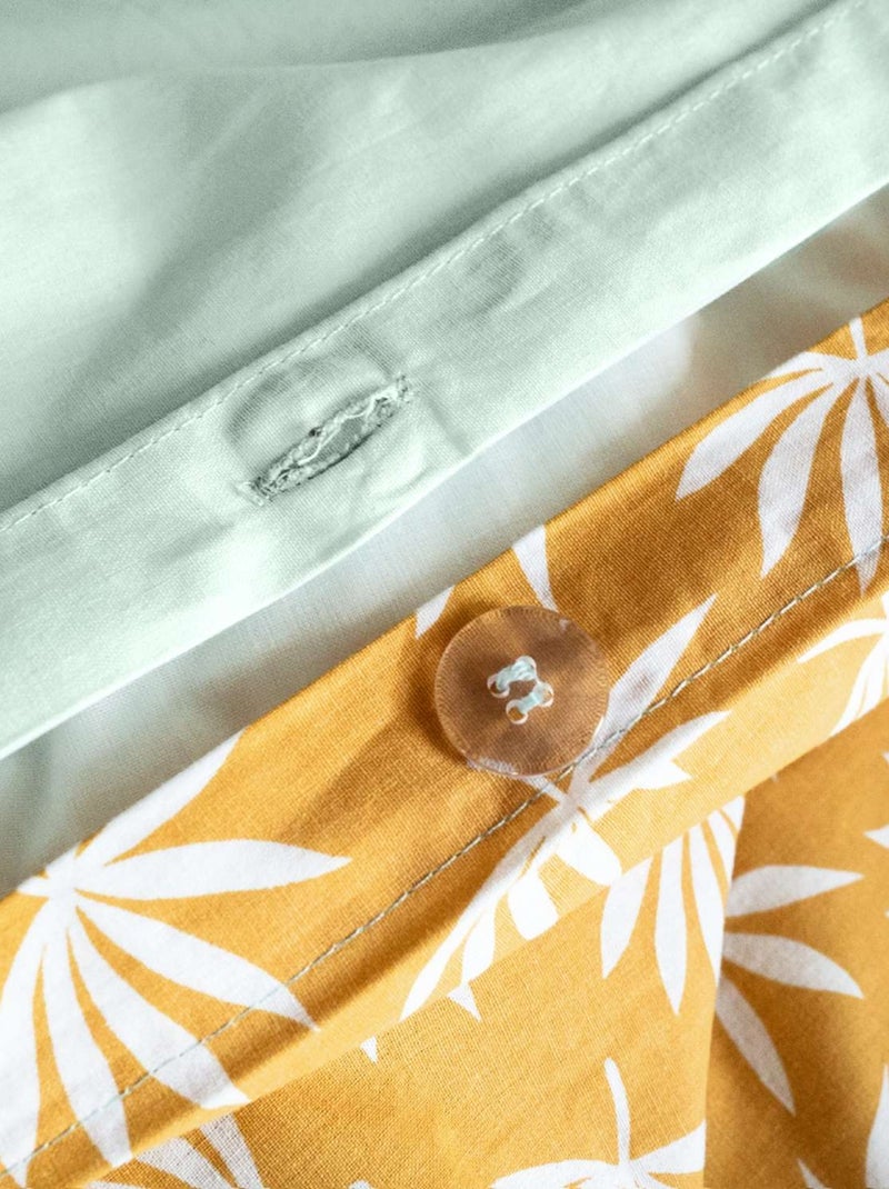 Parure de lit enfant Jungle avec animaux à scratcher - 100% coton 57 fils/cm² Multicolore - Kiabi