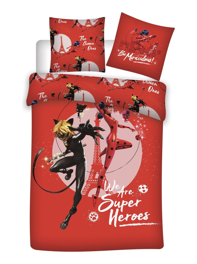 Parure de Lit Enfant Ladybug Rouge - Kiabi