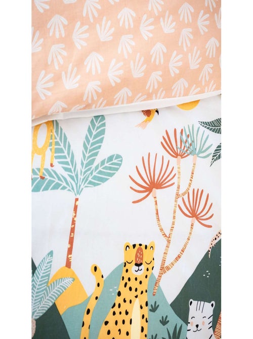Parure de lit enfant Léopard - 100% coton adouci 57 fils - Kiabi