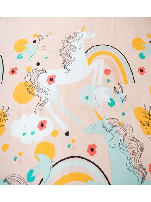 Parure de lit enfant Licorne - Polycoton 51 fils - Kiabi
