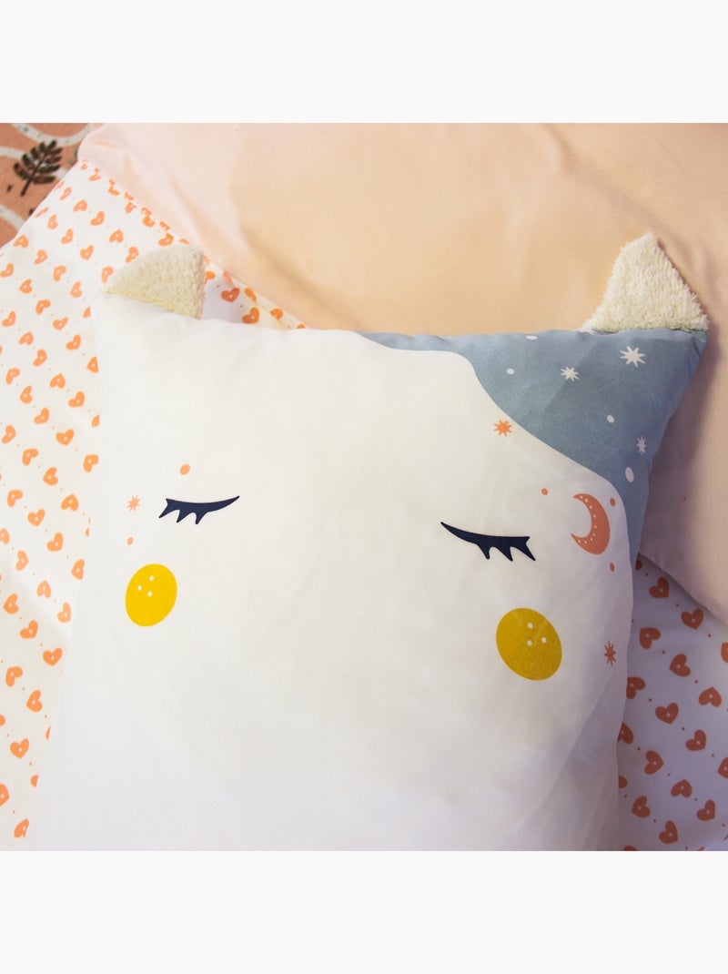 Parure de lit enfant licorne avec poche pour doudou Rose - Kiabi