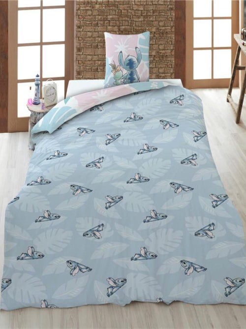 Parure de Lit Enfant Lilo et Stitch Polycoton Imprimée Réversible Lit 1 place, SCRUMP - Kiabi