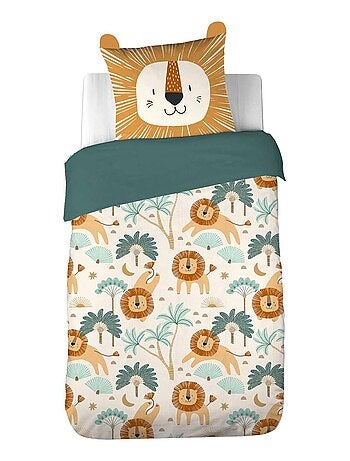Parure de lit enfant Lion - 100% polyester 72g/m²