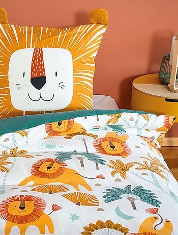 Parure de lit enfant Lion - 100% polyester 72g/m²