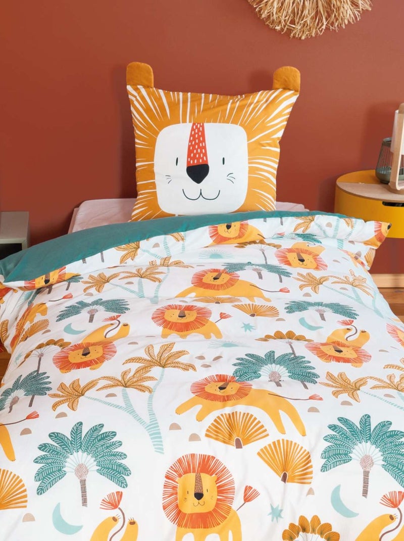 Parure de lit enfant Lion - 100% polyester 72g/m² Multicolore - Kiabi