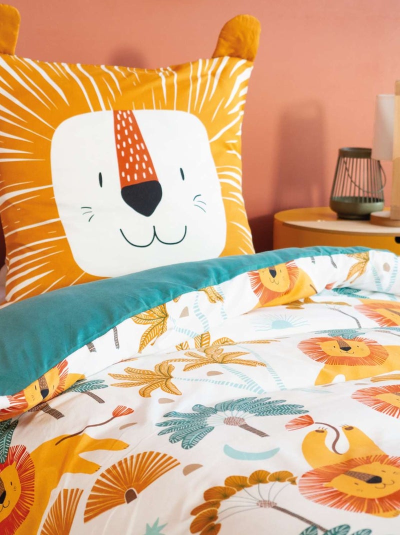 Parure de lit enfant Lion - 100% polyester 72g/m² Multicolore - Kiabi