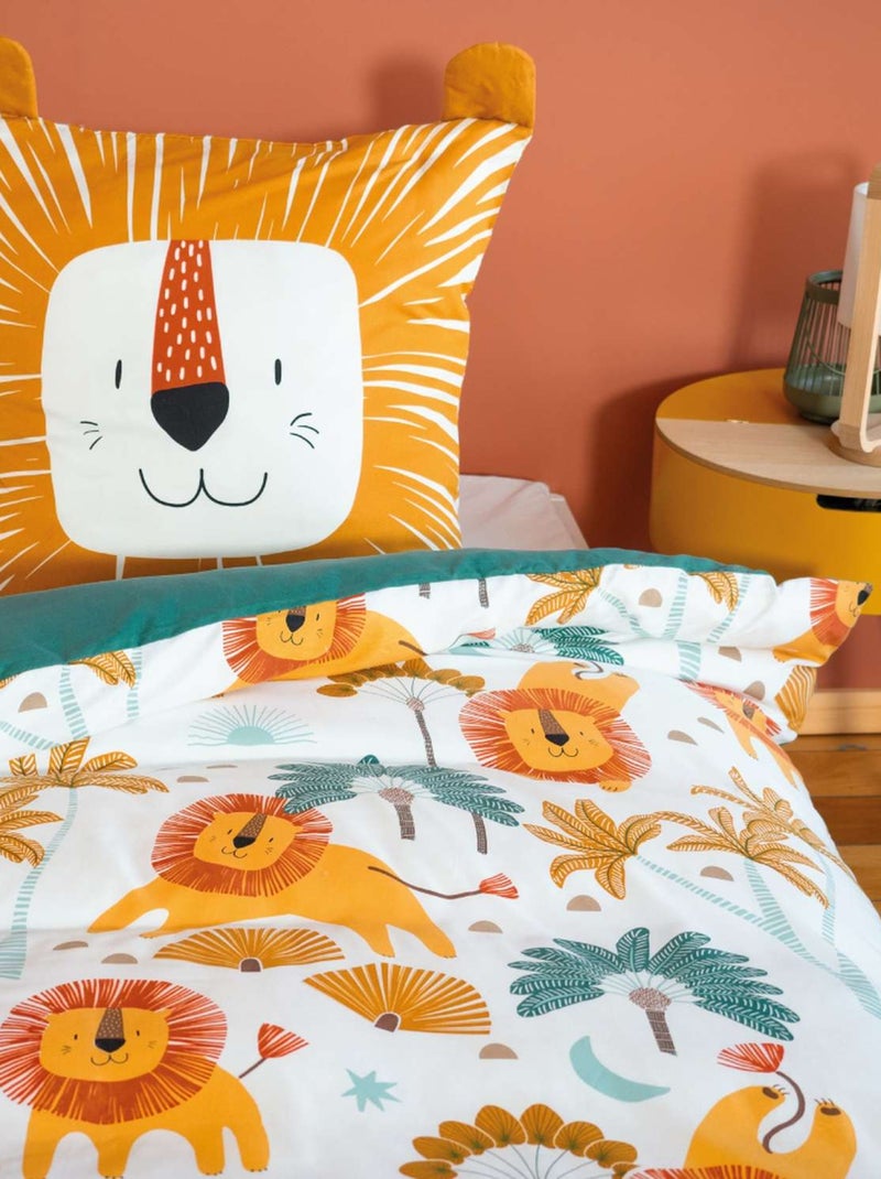 Parure de lit enfant Lion - 100% polyester 72g/m² Multicolore - Kiabi