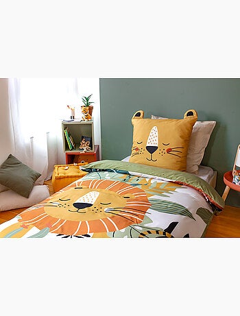 Parure de Lit Enfant – Lion – 100% Microfibre – 140x200 cm