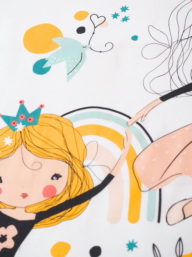 Parure de lit enfant LOLA en coton BCI adouci Blanc - Kiabi