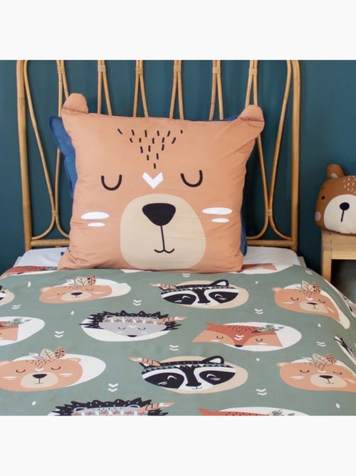 Parure de lit enfant microfibre forêt - 2 pièces - Kiabi