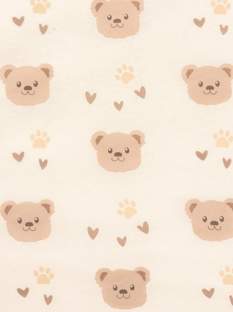 Parure de lit enfant motifs ours BILLIE Beige - Kiabi