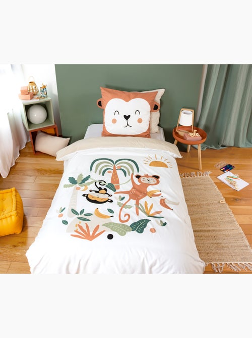 Parure de Lit Enfant – Ouistiti – 140x200 cm – 100% Polyester - Kiabi