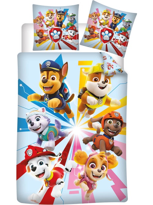 Parure de Lit Enfant Pat' Patrouille 140x200 cm + Taie 63x63 cm 100% Polyester - Kiabi
