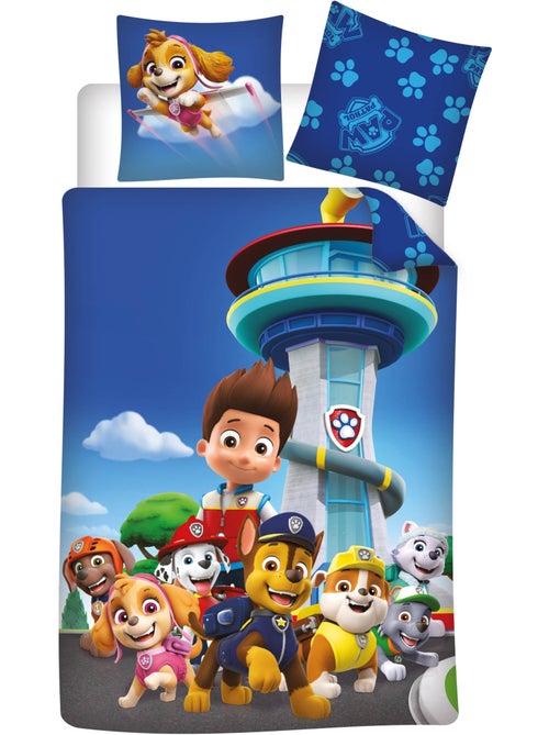 Parure de Lit Enfant Pat' Patrouille 140x200 cm + Taie 63x63 cm 100% Polyester - Kiabi