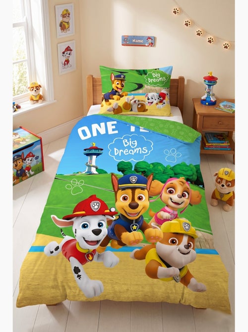 Parure de Lit Enfant Pat Patrouille, Big Dreams, 100% Coton Oeko-Tex, Lit 1 place - Kiabi