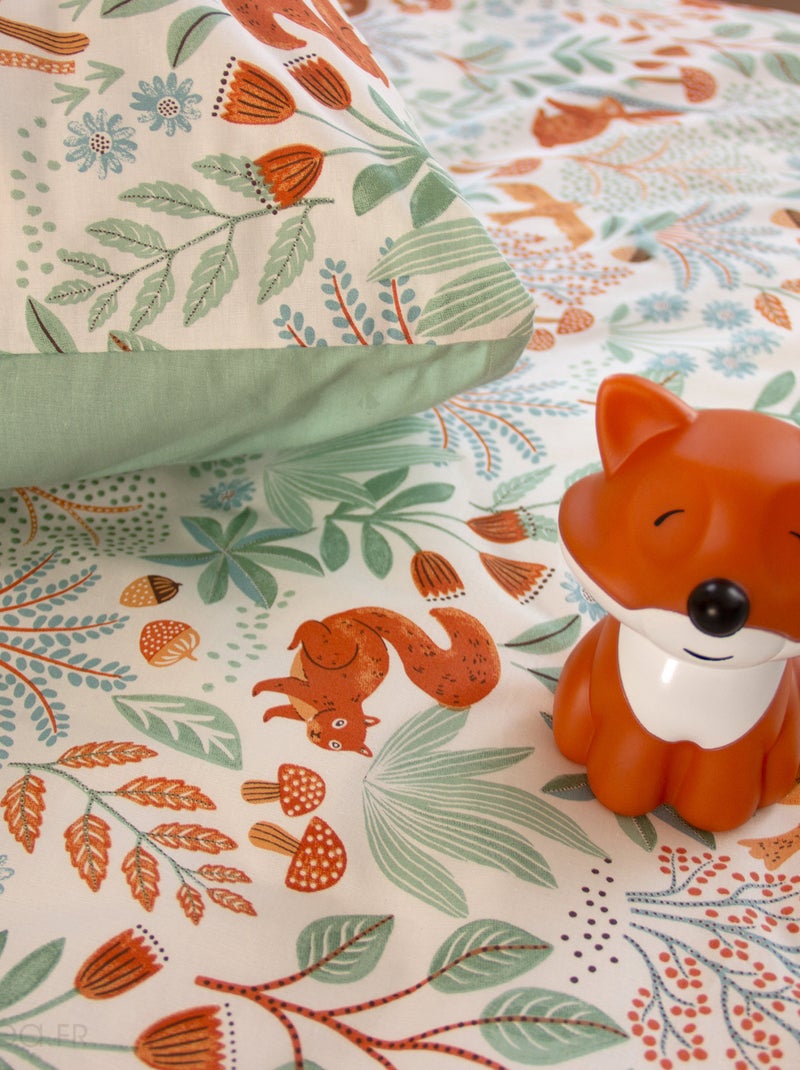 Parure de lit enfant PIERROT pur coton bi-histoire Multicolore - Kiabi