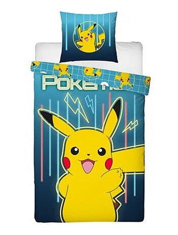 Parure de Lit Enfant Pikachu Laser