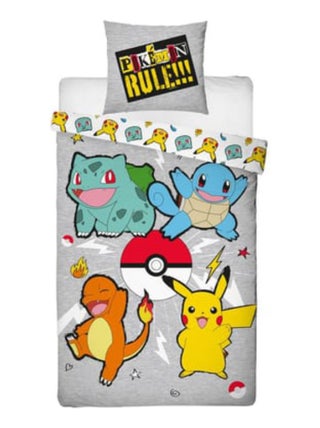 Parure de Lit Enfant Pikachu, Starters Rule