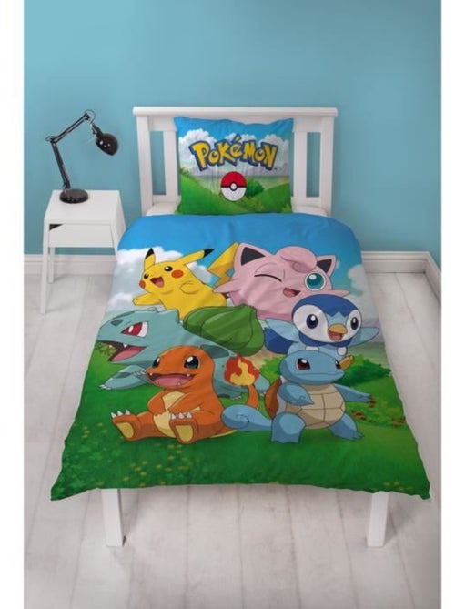 Parure de Lit Enfant Pok?mon, Microfibre Oeko-Tex, Imprim?e R?versible, Lit 1 place, PIKACHU - Kiabi Parure de Lit Enfant Pok?mon, Microfibre Oeko-Tex, Imprim?e R?versible, Lit 1 place, PIKACHU - Kiabi