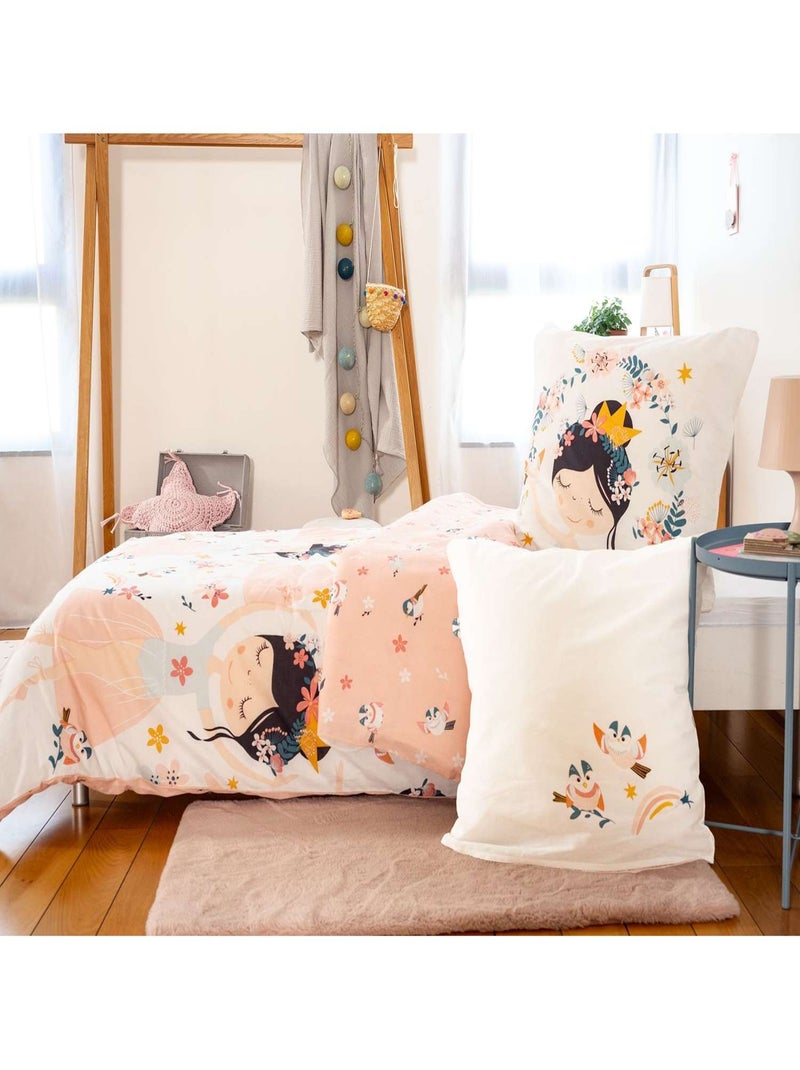 Parure de lit enfant Princesse - Polycoton 51 fils Multicolore - Kiabi