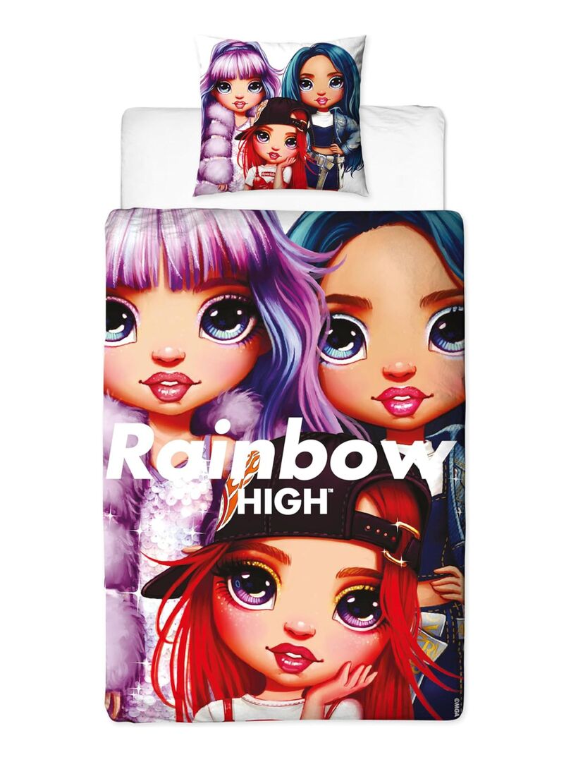 Parure de lit Enfant Rainbow High Ruby - Blanc - Kiabi - 24.30€