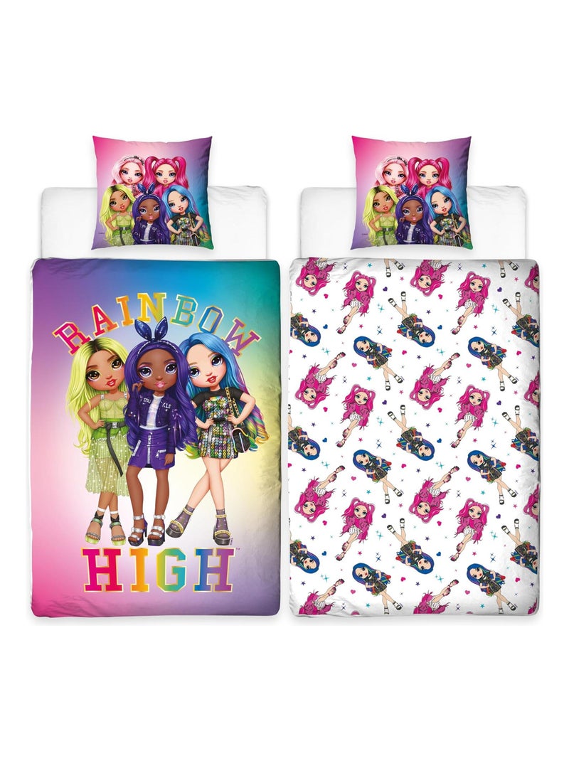 Parure de lit Enfant Rainbow High Girls Rose - Kiabi