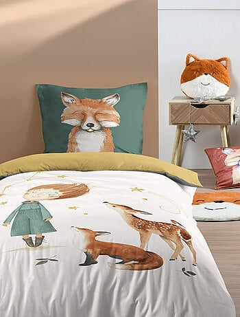 Parure de lit enfant renard