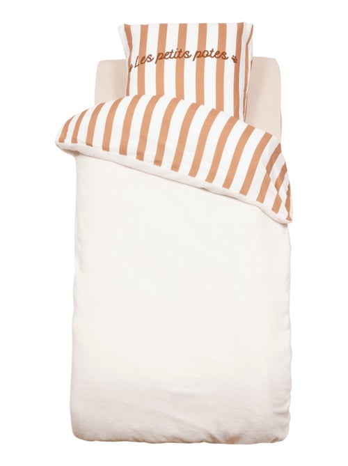 Parure de lit enfant réversible  - Effet bouclette - Kiabi