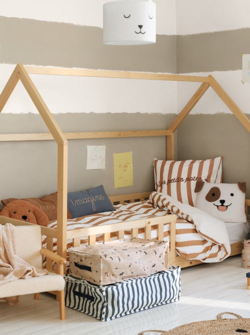 Parure de lit enfant réversible  - Effet bouclette - Kiabi