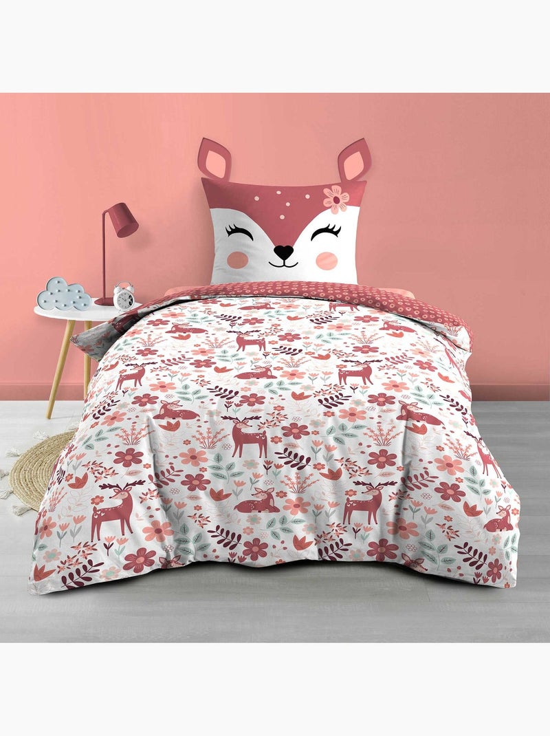 Parure de lit enfant réversible BICHETTE Rose - Kiabi