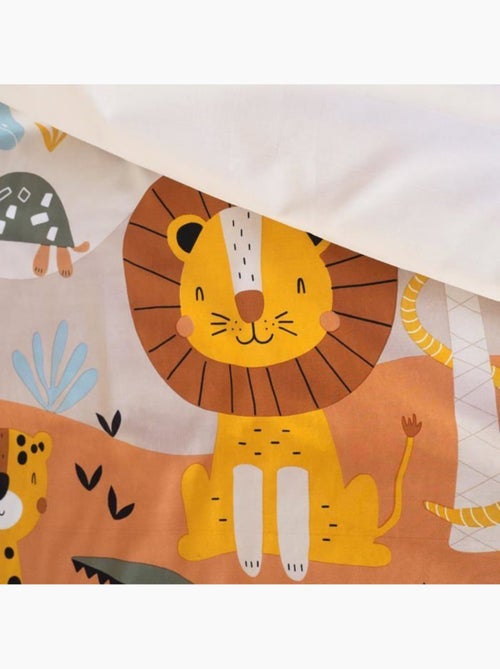 Parure de lit enfant réversible coton jungle - 2 pièces - Kiabi