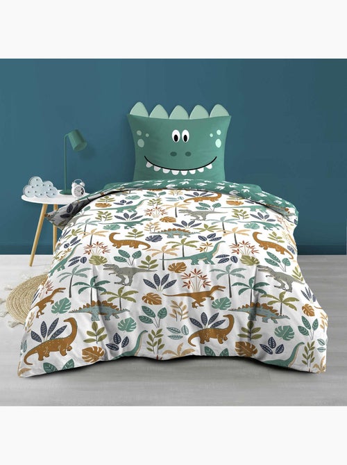 Parure de lit enfant réversible DINO - Kiabi