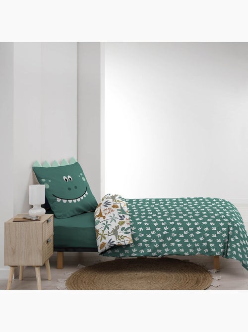 Parure de lit enfant réversible DINO - Kiabi
