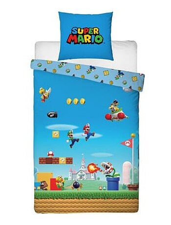 Parure de Lit Enfant Réversible Gamer