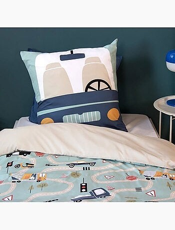 Parure de lit enfant réversible microfibre - 2 pièces