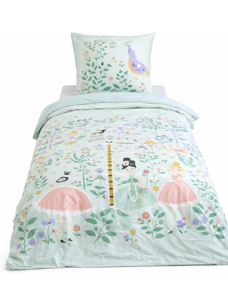 Parure de lit enfant réversible motif licorne 140x200cm - 140x200 / rose Rose - Kiabi
