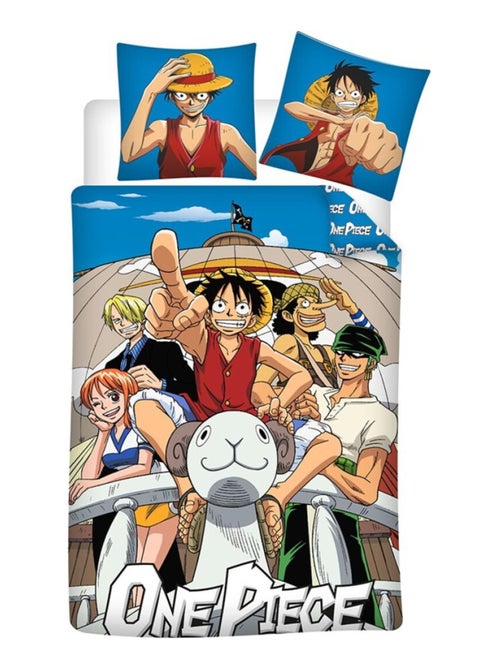 Parure de Lit Enfant Réversible Polycoton Luffy - Kiabi