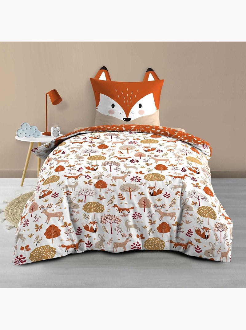 Parure de lit enfant réversible ROXY Marron - Kiabi