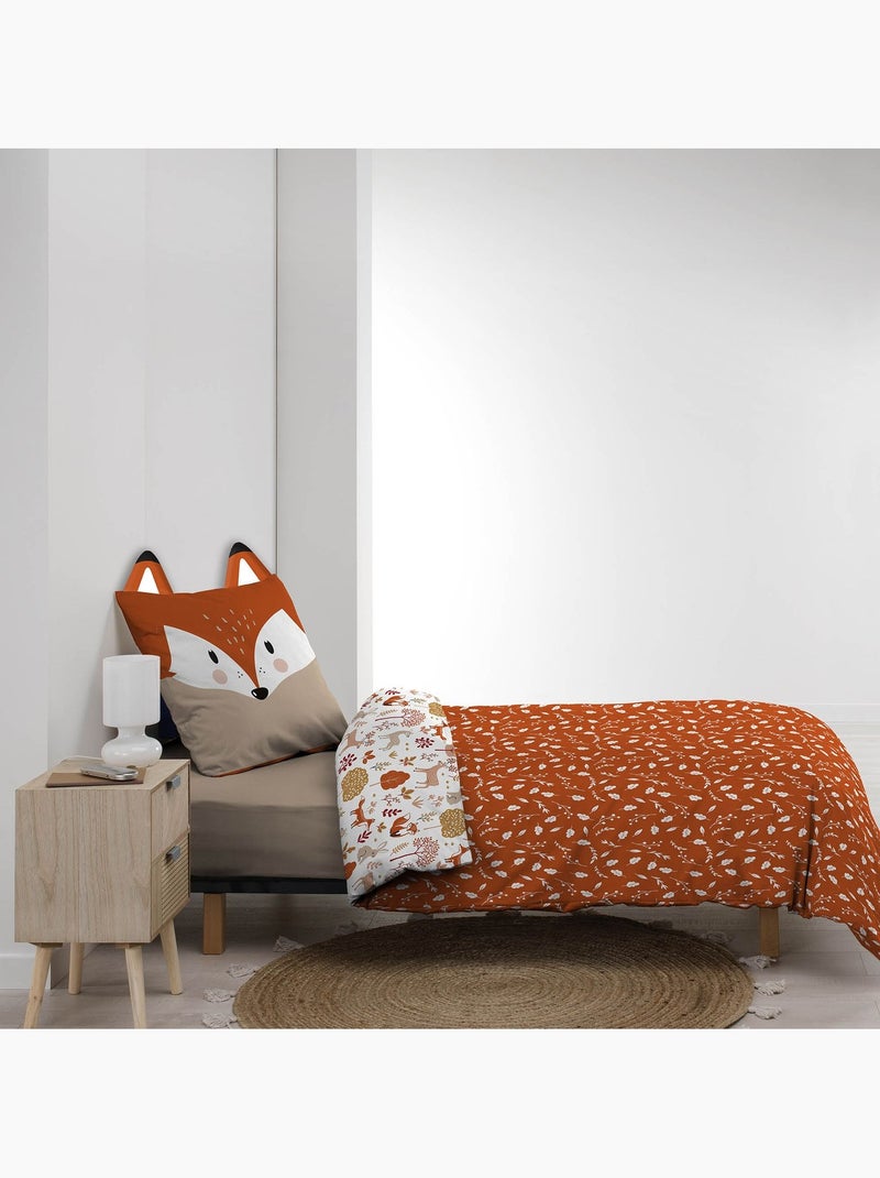 Parure de lit enfant réversible ROXY Marron - Kiabi